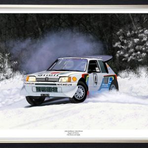 Juha Kankkunen 86 Monte-Carlo Rally