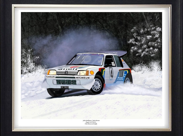 Juha Kankkunen 86 Monte-Carlo Rally