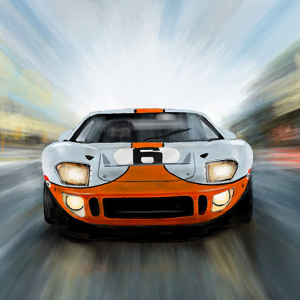 Jacky Ickx - Ford GT40 - 1969 - Limited Edition Print